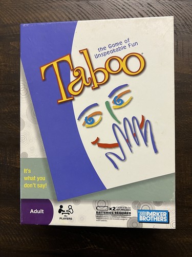Taboo adult board - game, of
