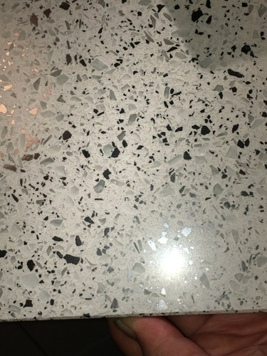 White quartz countertop slab - quartz,