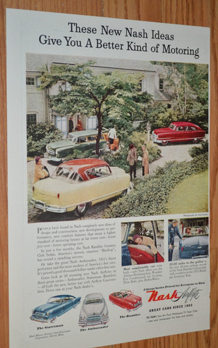 1951 nash ambassador rambler - ambassador,