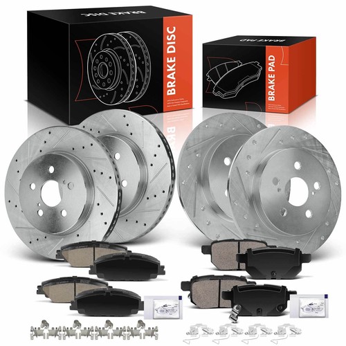 Drilled brake rotor ceramic - brake,
