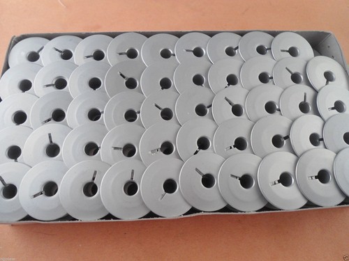 Aluminum bobbins with slot for - with,