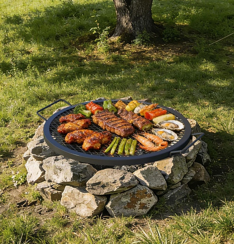 Fire pit grill grate - fire,
