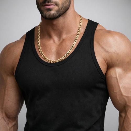 Men 18k gold - gold, plated