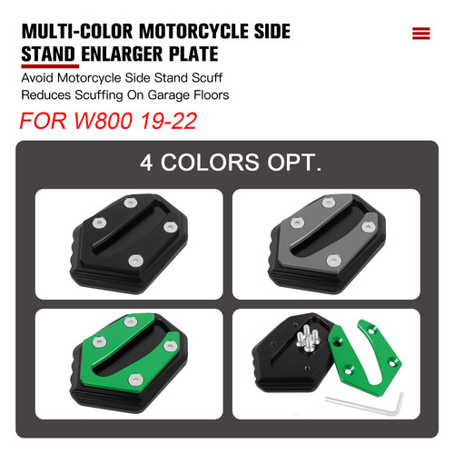 Kickstand pad side stand - pad, foot