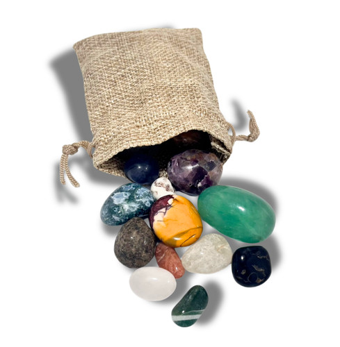 Tumbled natural gemstones - tumbled,