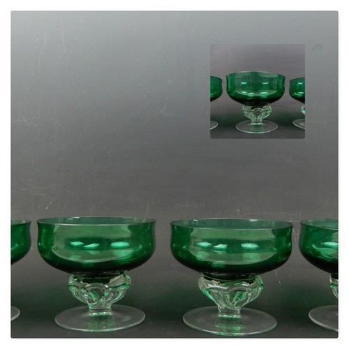 Hand blown forest green - hand,