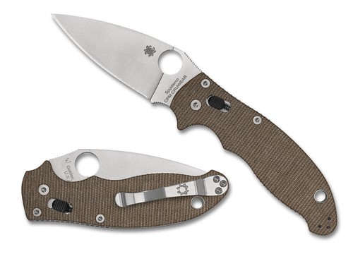 Spyderco manix brown - spyderco, canvas