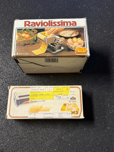 Marcato ravioli attachment - -,