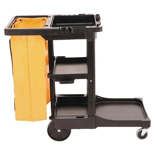 Rubbermaid cleaning cart with - rubbermaid,