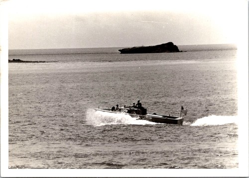 Navy boat speeding at - pt,