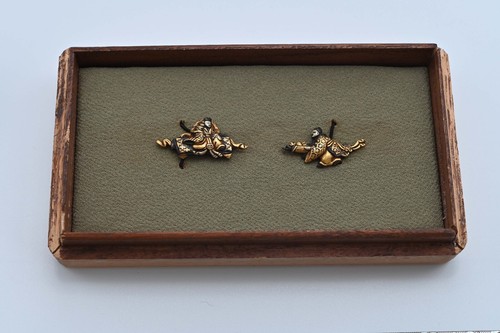 Menuki japanese antique - japanese, mumei
