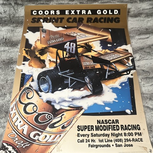 Coors extra gold racing - racing, sign
