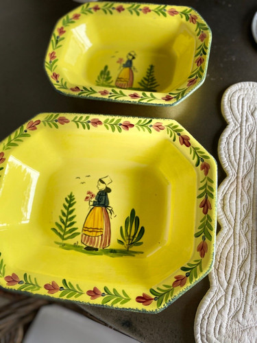 Two quimper style soleil - two,