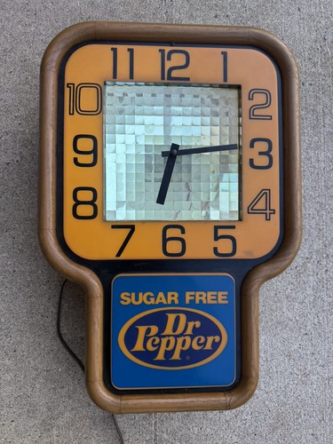 Vintage pepper clock sign - vintage, dr.