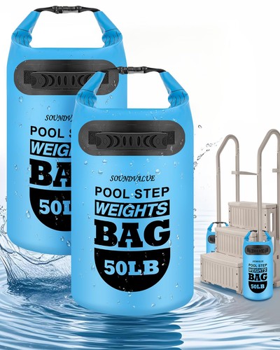 Pool ladder weights 50lb - 50lb, sky