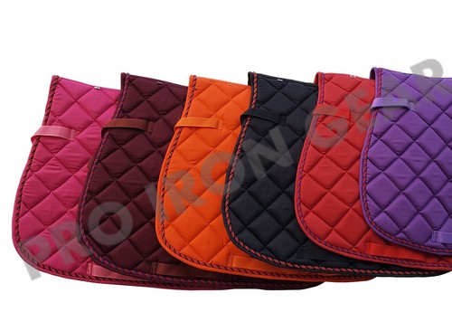 Horse saddle pads with - with, piping