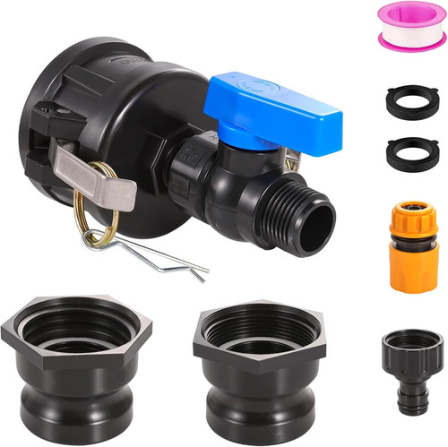 Ibc tote hose adapter - adapter,, 2"