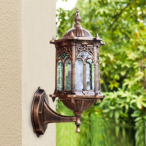 Retro outdoor lantern - outdoor, wall