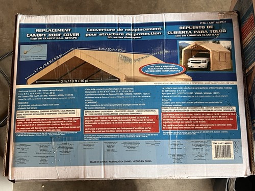 10x20 replacement top canopy - 10x20,