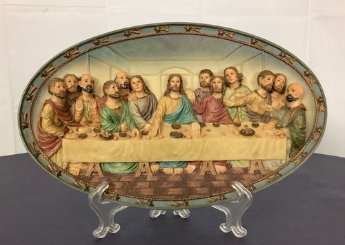 Vintage oval the last supper - vintage,