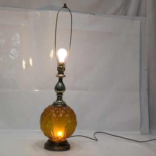 Vintage 1960s 70s amber gold - vintage,