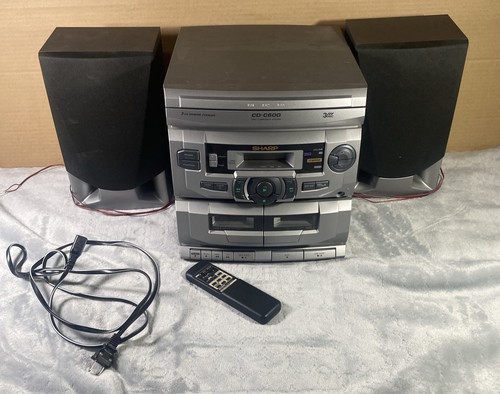 Sharp c600 cd changer - sharp, 3-cd