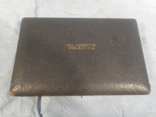 Antique vtg starrett empty box - starrett,