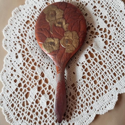 Vintage asian wood - asian, mirror