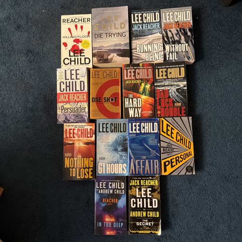 Jack reacher paperback lot - jack,