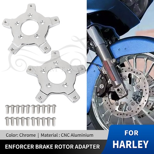Chrome enforcer brake rotor - enforcer,