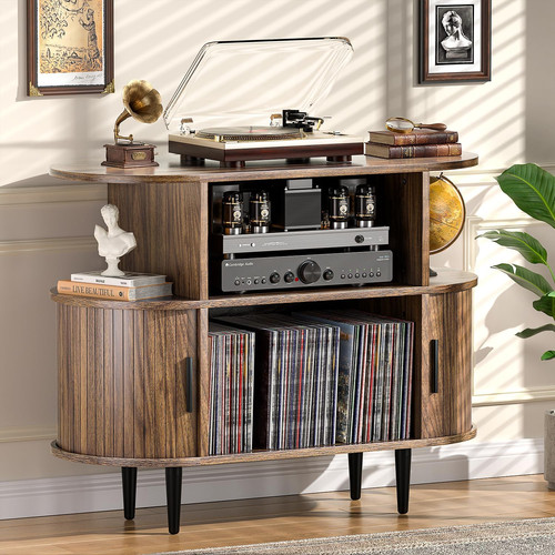 Large record player stand - record, with