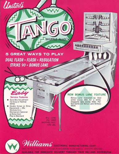 Tango arcade flyer - arcade, united