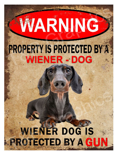 Metal sign warning - warning, is