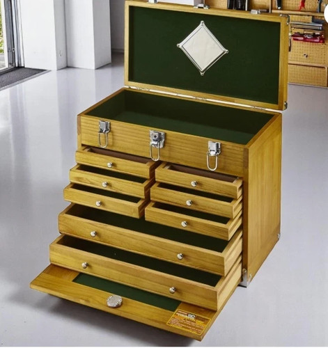 Drawer wood tool chest - 8,