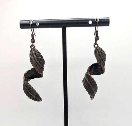 Darkened copper tone leaves - darkened,