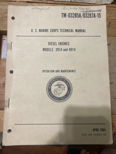 Marine corps diesel manual - diesel,