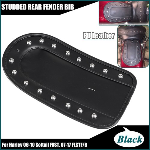 Black rear fender bib - black, skin