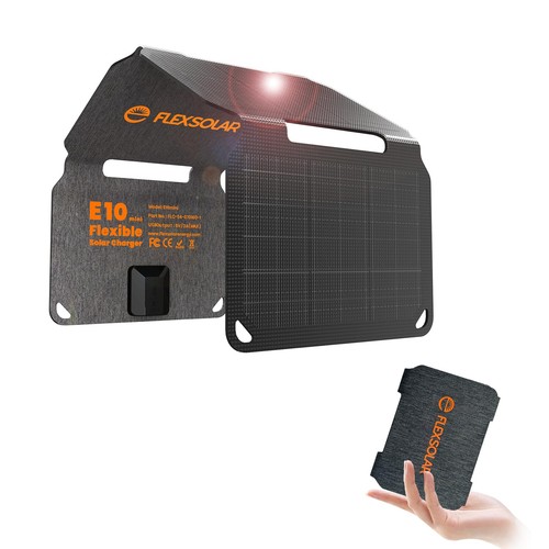 Flexsolar 10w foldable solar - 10w,