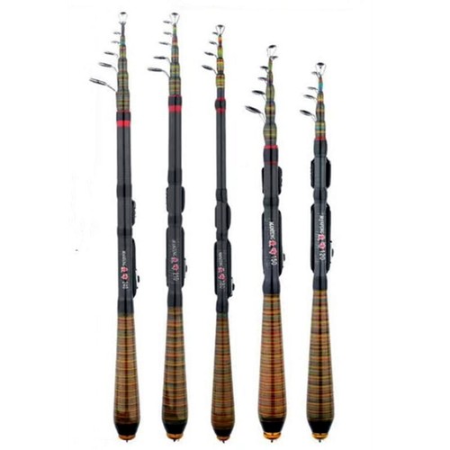 Telescopic fishing lure rods - telescopic,