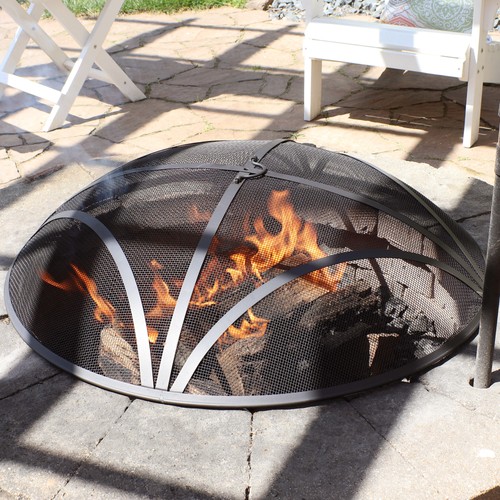 Outdoor round fire pit - round,