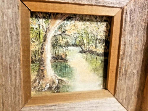 Sweet miniature painting - o/b,