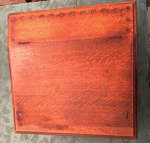 Large antique slant top - antique,
