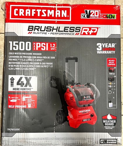 New craftsman v20 1500 - new, psi