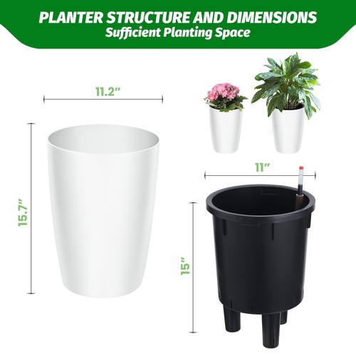 Self watering tall - tall, planters