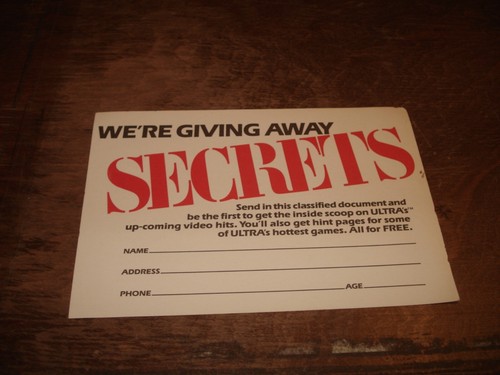 Giving away secrets - away,