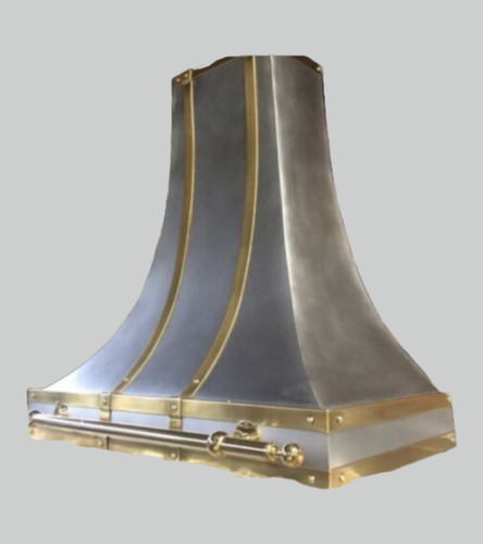 Zinc range hood cornue - zinc,