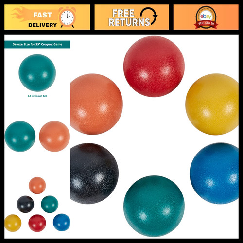 Colored croquet balls - colored,