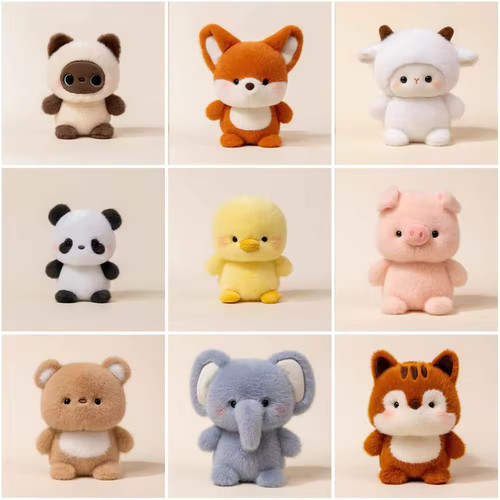16cm cute plush animal - cute, doll