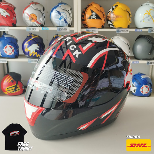 Custom airbrush helmet top gun - custom,