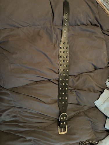 New real leather spike - new,